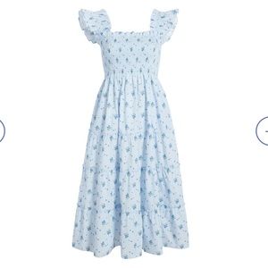 Hill House Ellie Nap Dress in Blue Ditsy NWT - Size XL